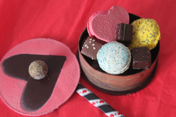 bonbonnière garnie pour la st valentin