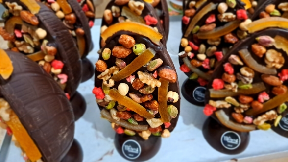 chocolat noir fruits secs